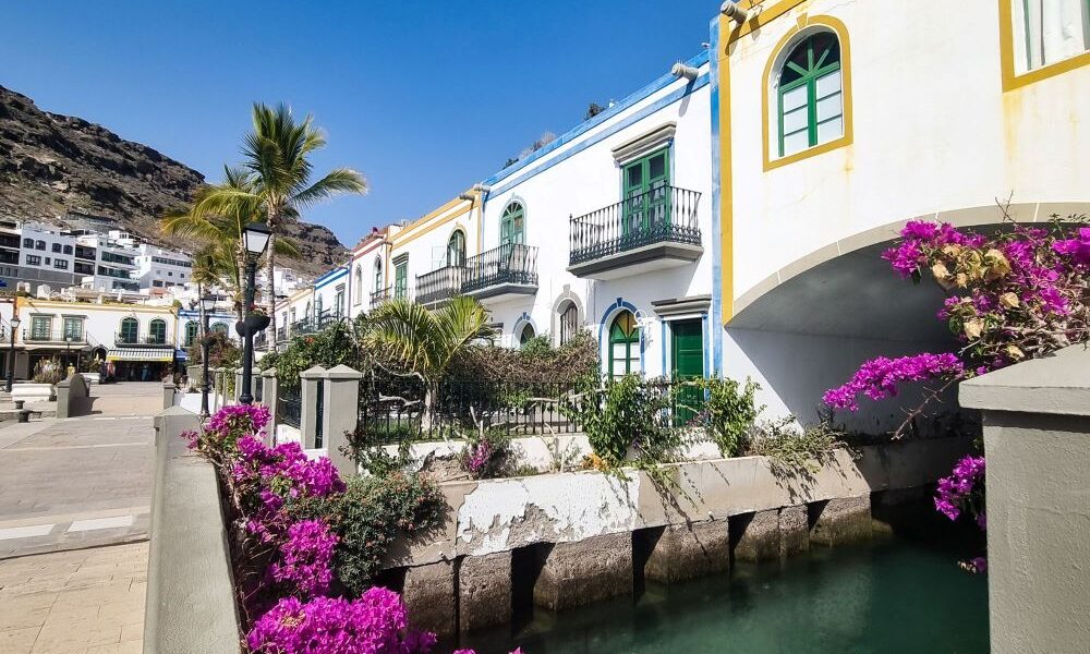 miasteczko Puerto de mogan na Gran Canarii