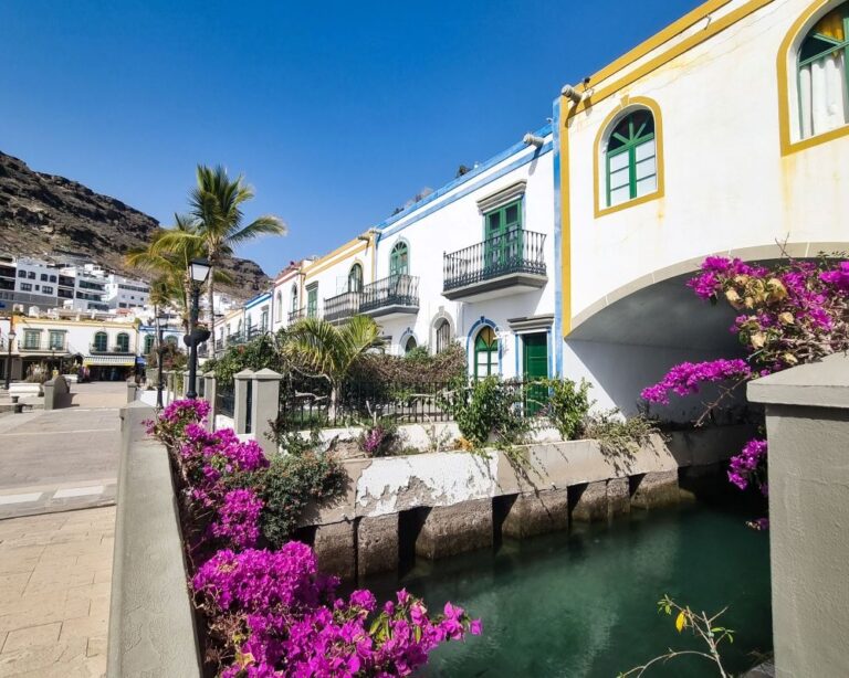 miasteczko Puerto de mogan na Gran Canarii