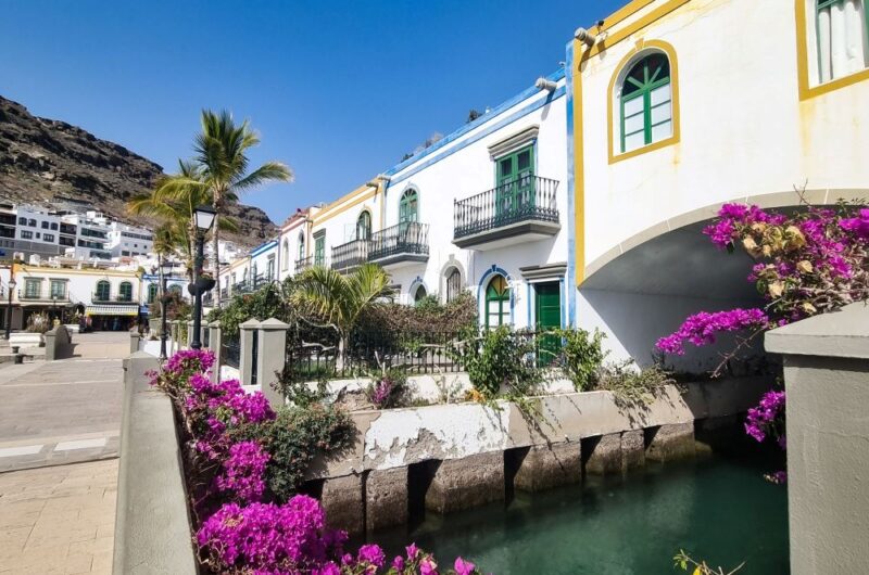 miasteczko Puerto de mogan na Gran Canarii