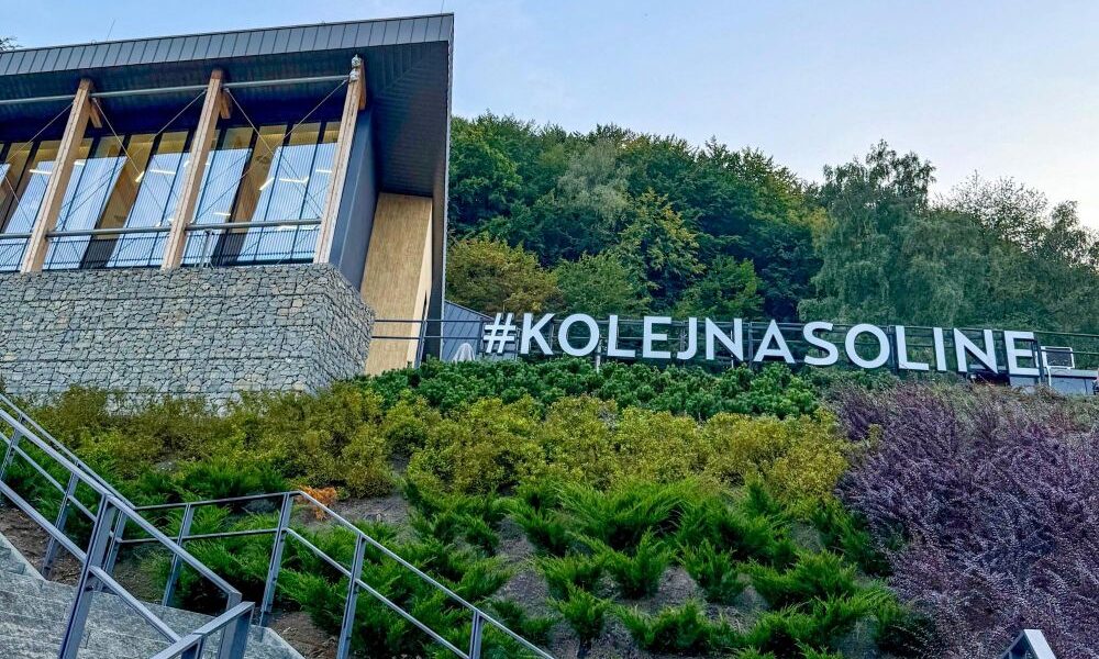 Kolej linowa Solina dolna stacja