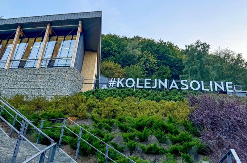 Kolej linowa Solina dolna stacja