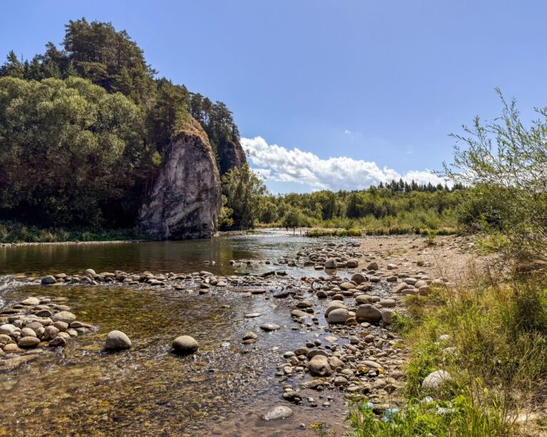 Rezerwat Przełom Białki - skała Kramnica