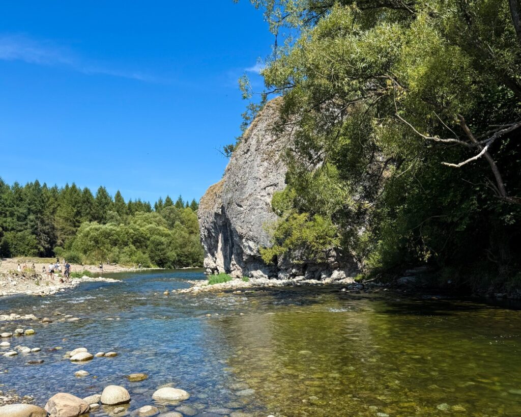 Skała Kramnica w rezerwacie Przełom Białki