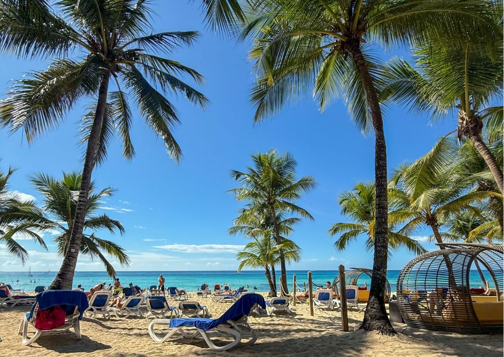 Plaża hotel Viva Dominicus Palace i Viva Dominicus Beach.