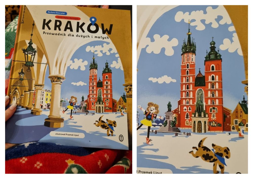 Książka "Kraków. Przewodnik dla dużych i małych" jako pomysł na prezent z Krakowa dla dziecka